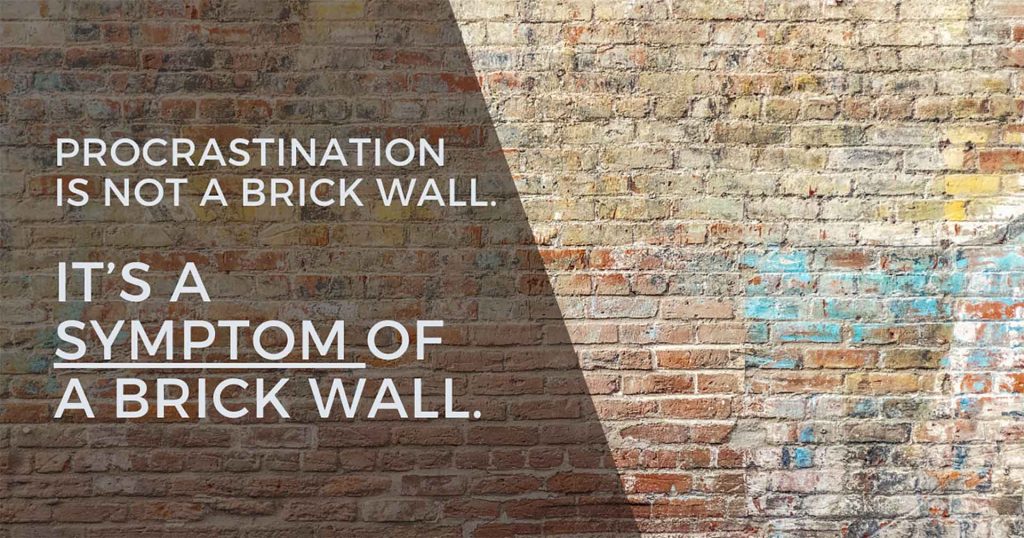 facing the wall